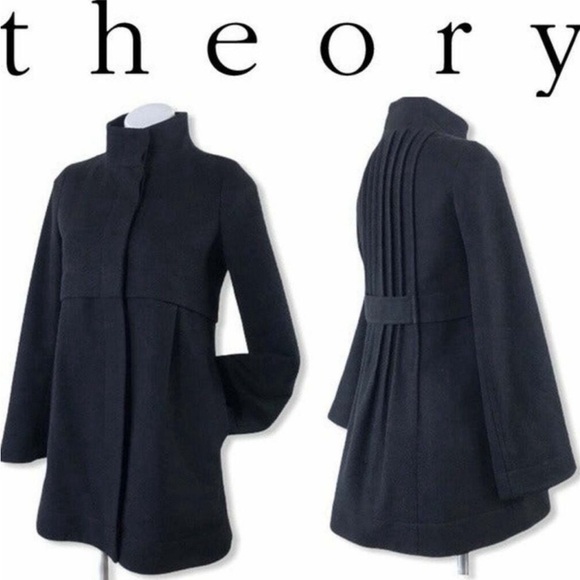 Theory Loris Craze Black Coat - Picture 2 of 9